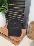 321 Black Baseball Hat