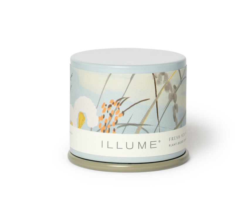 Illume Fresh Sea Salt Demi Vanity Tin Candle