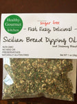 Sicilian Dipping Oil Blend & Dish