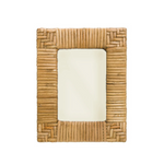 rattan picture frame, coastal picture frame, shoppe hwd, shoppe heather waters design, heather waters design, woven frame