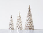 Mercury Glass Christmas Trees (Set of 3)