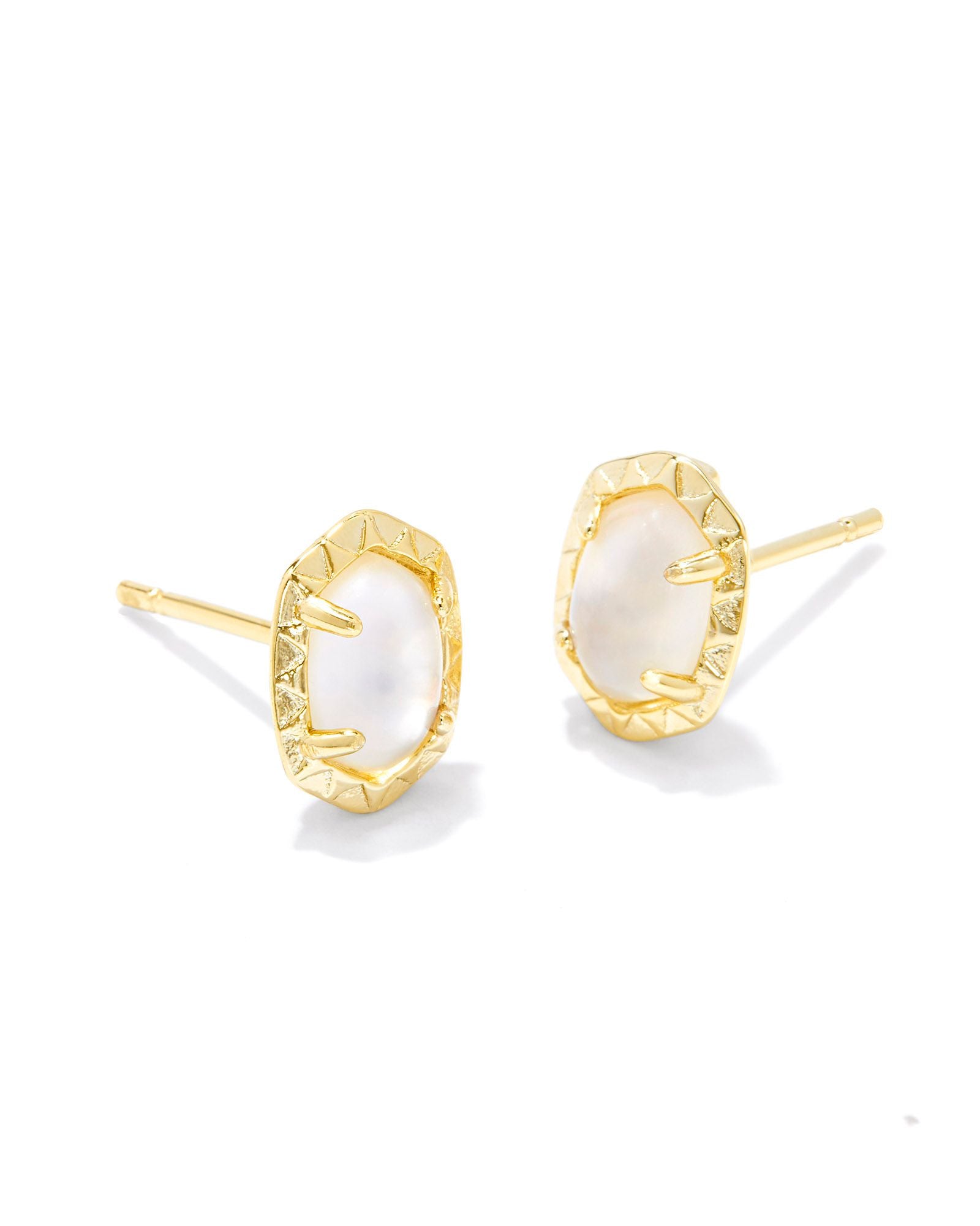 Daphne Stud Earrings Gold