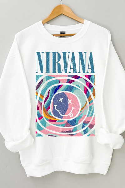 Graphic Nirvana Pullover Sweatshirt – Heather Waters Design