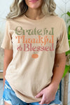 Grateful, Thankful, Blessed Graphic Tee