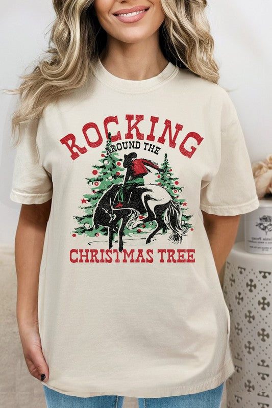 Rocking Around the Christmas Tree Graphic Tee