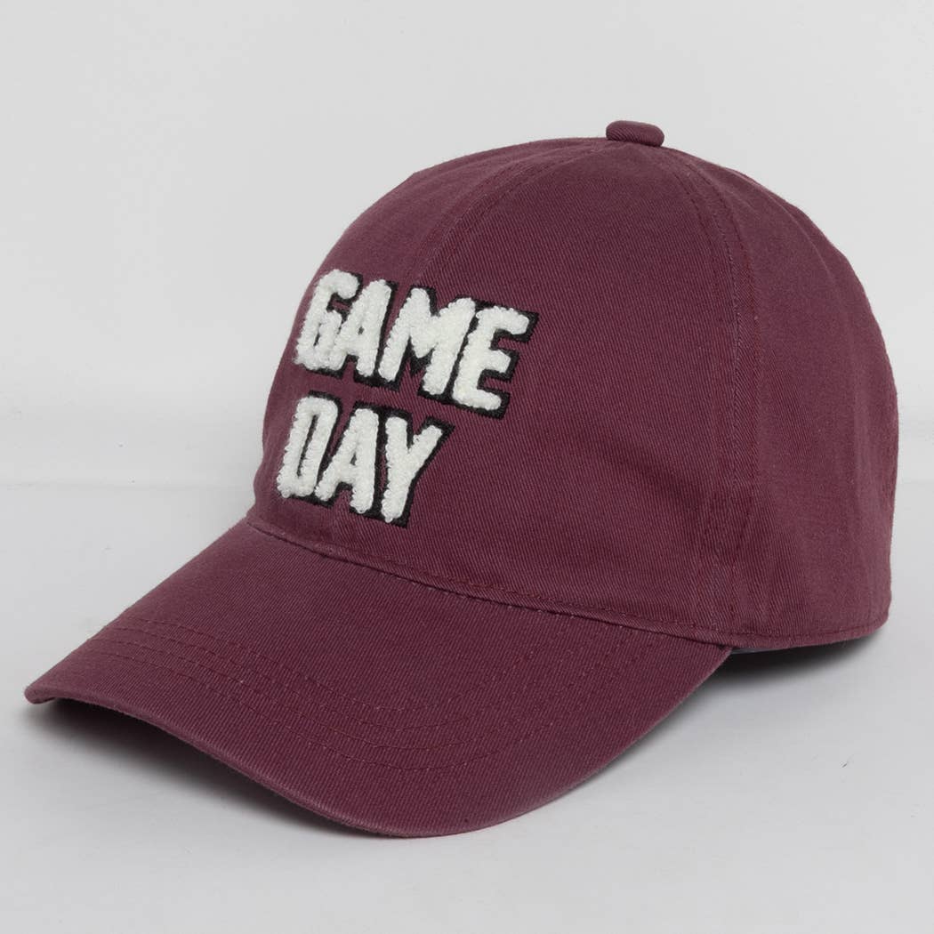 3D GAMEDAY Embroidered Patch Cotton Baseball Cap