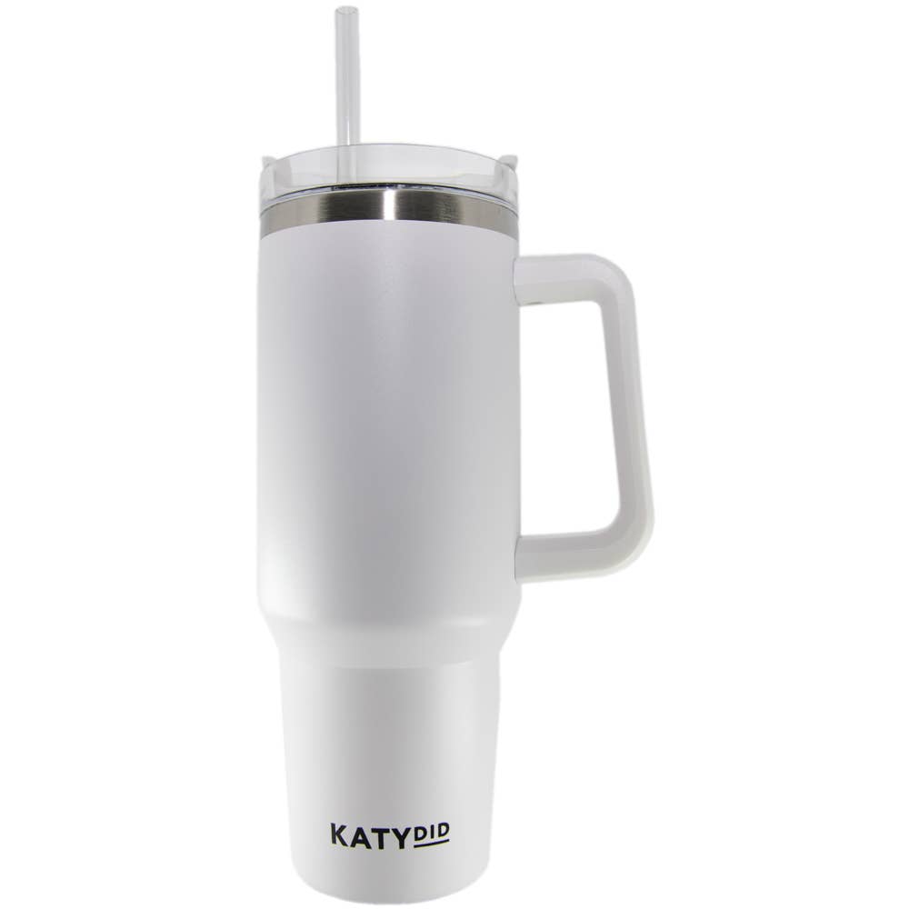 Katydid 40 Oz Tumbler Cup with Handle