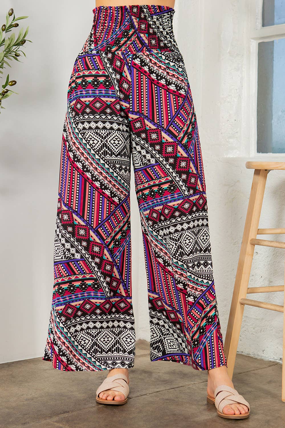 Wide Leg Palazzo Pants