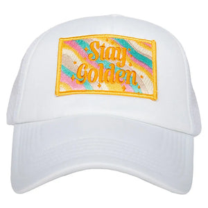 Stay Golden Trucker Hat