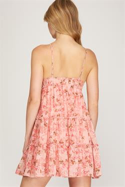 Rose Floral Cami Dress