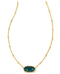 Faceted Elisa Short Pendant Necklace