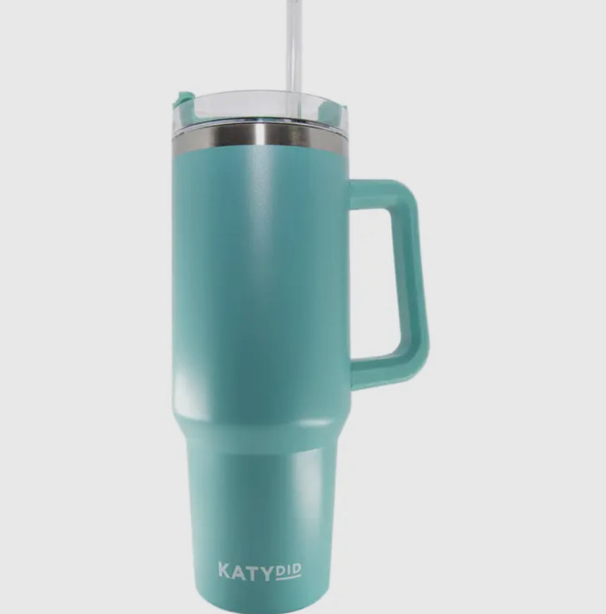 Katydid 40 Oz Tumbler Cup with Handle