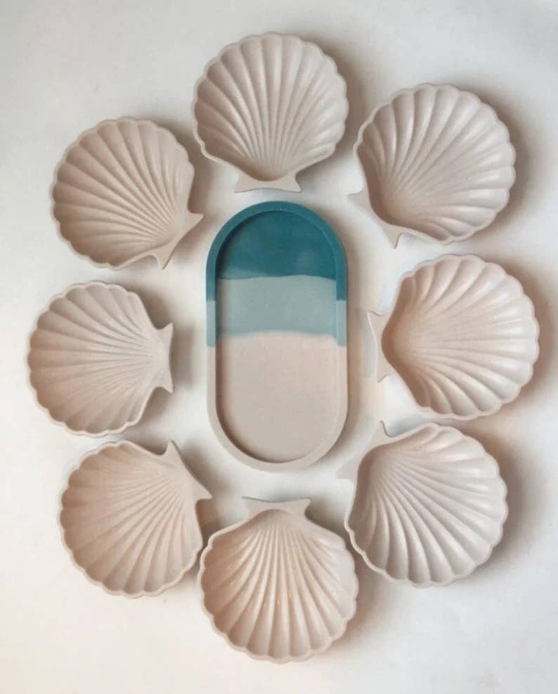 White Shell Trinket Dish