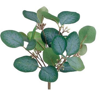 Eucalyptus Bush, 10"- Green/Gray