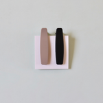 Lani Hair Clips In Black + Mocha