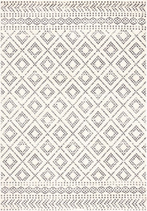 Moroccan Rustic Ivory Area Rug