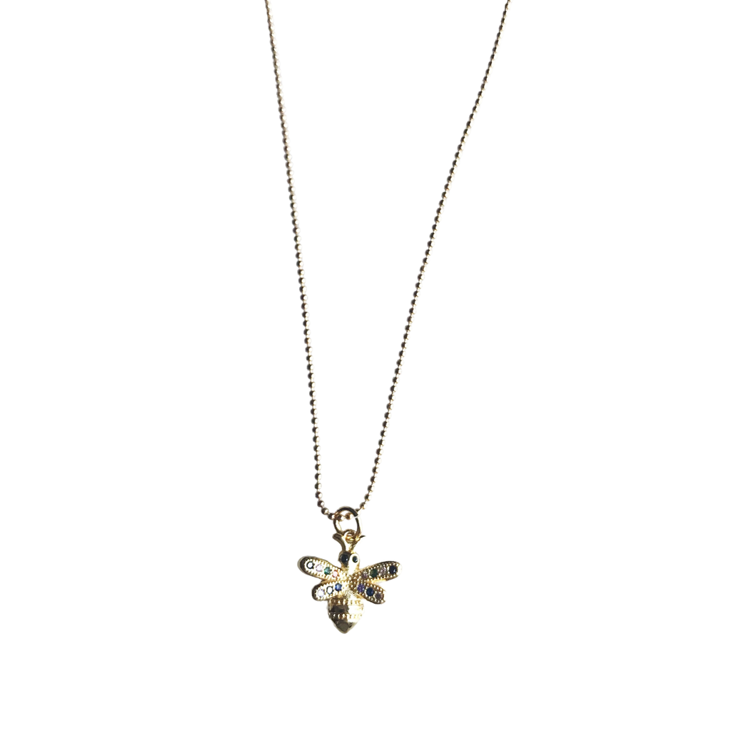 Bee Charm Necklace