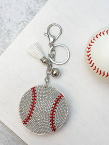 Sports Ball Glitzy Key Chains