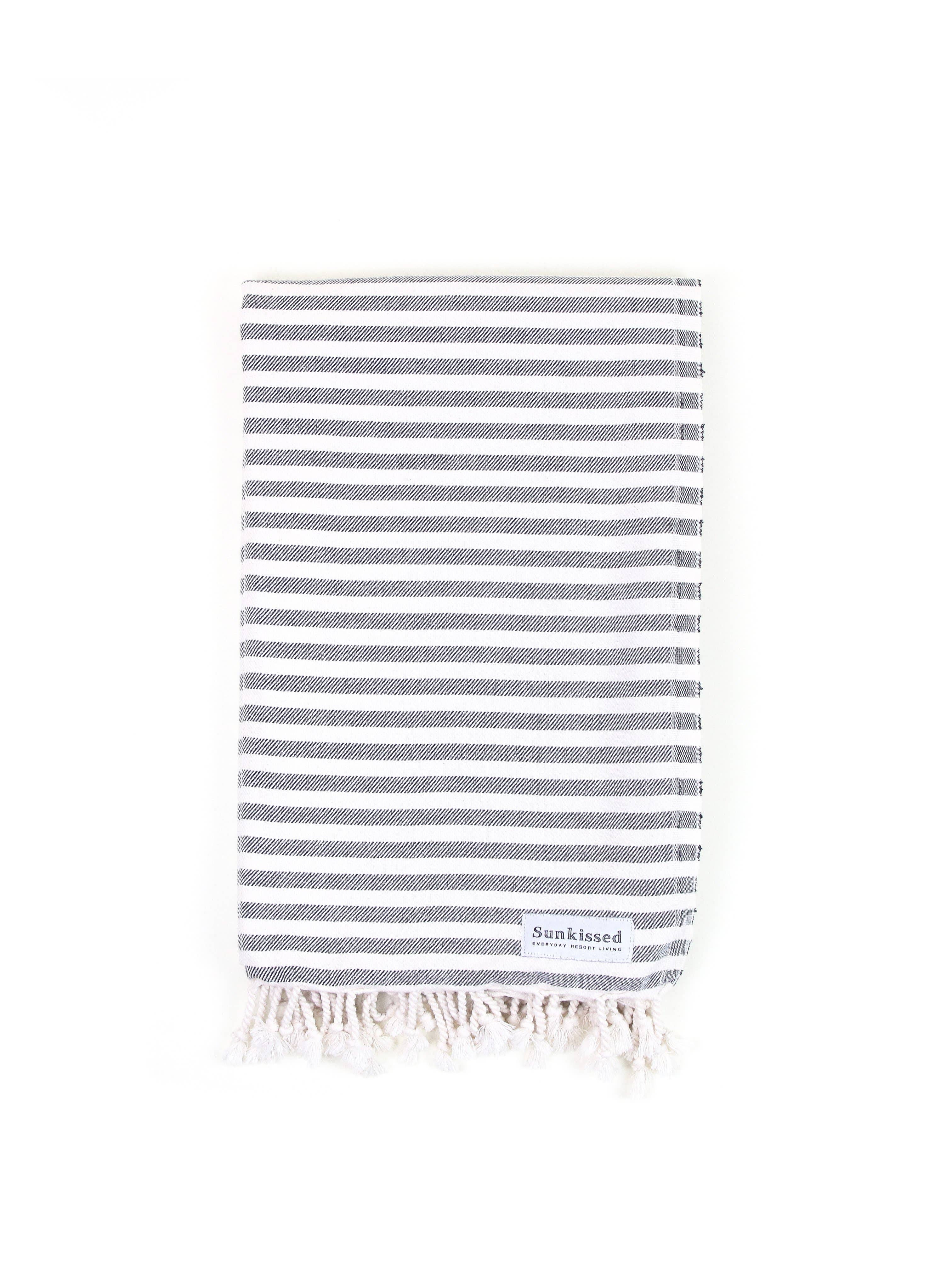 Striped Saint-Tropez Turkish Cotton Sand Free Beach Towel