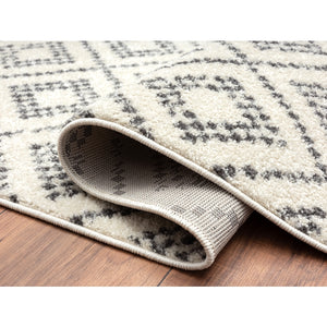 Moroccan Rustic Ivory Area Rug