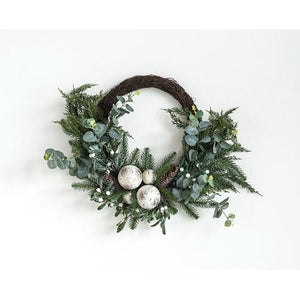 Birch Ball Wreath