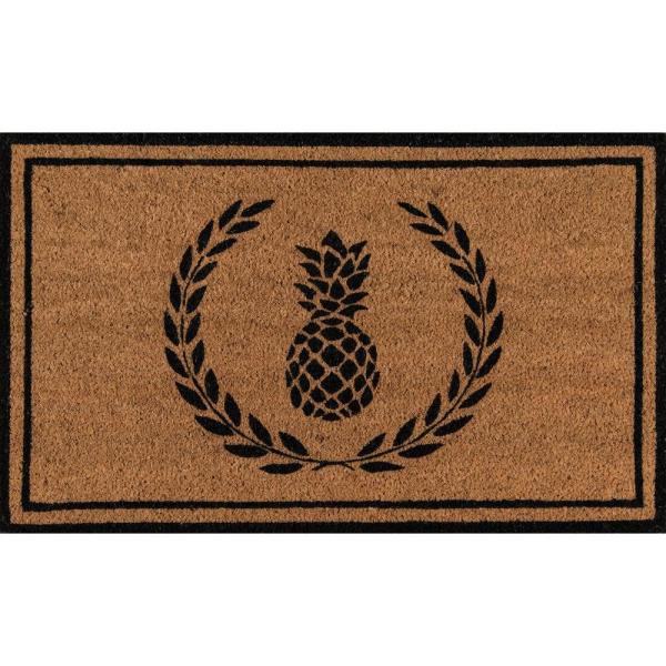 Pineapple Natural Coir Door Mat