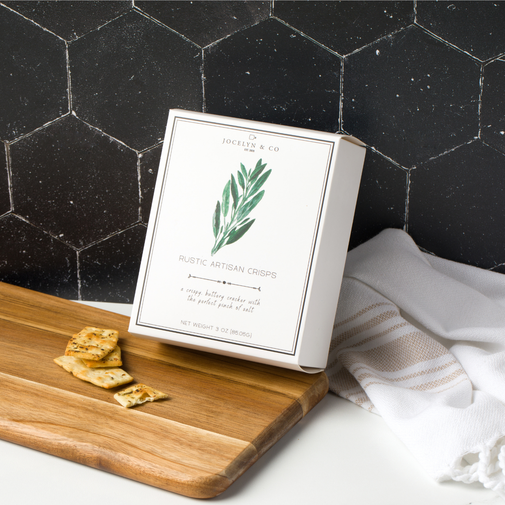 crackers, rustic artisan crackers, buttery cracker, crisps, cheeses, charcuterie board, heather waters shoppe