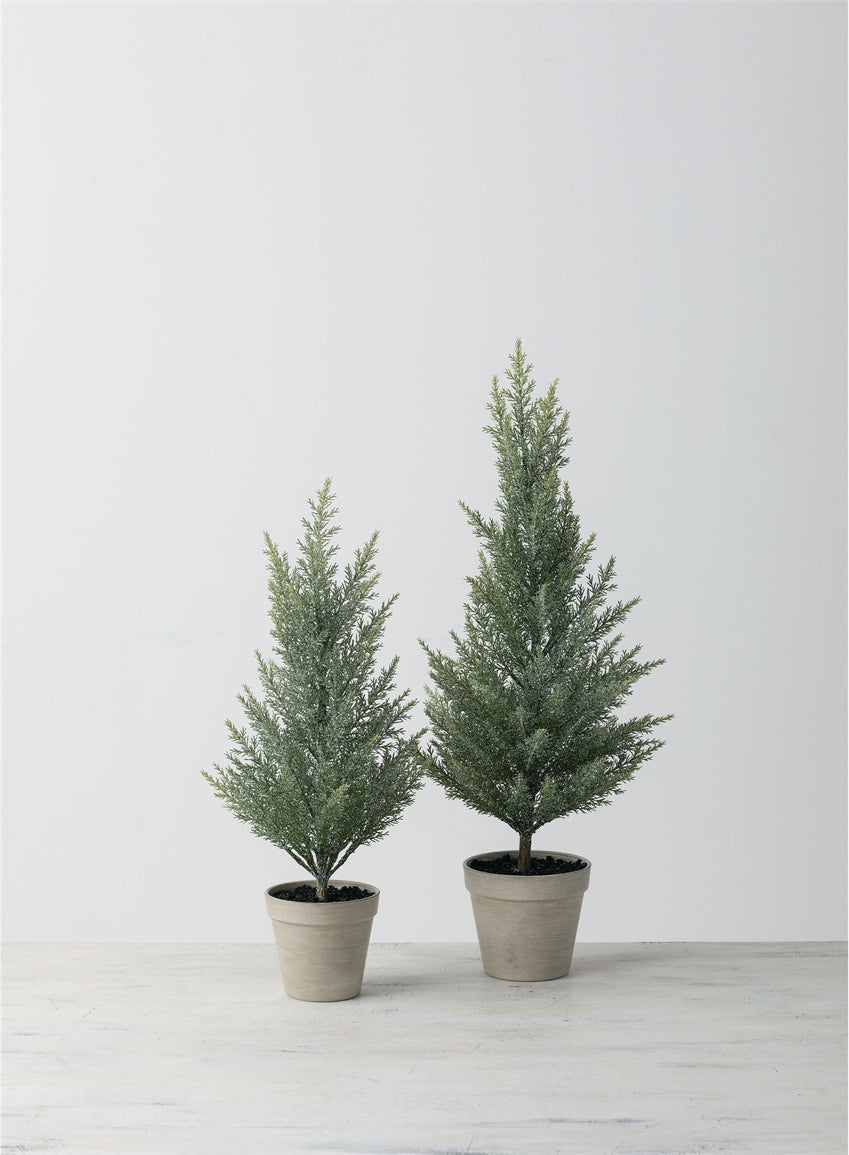 Mini Cedar Trees Set