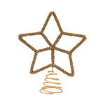 Metal and Bead Star Tree Topper